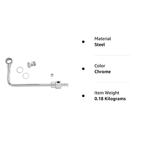 Edelbrock 8126 Chrome Fuel Line #TOP5