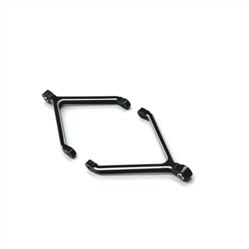 Compatible With FMS For FCX24 1/24 RC Car Upgrade Accessories Spare Parts Metal Aluminum Upper For Chassis Link RCJ[P[W(Black)