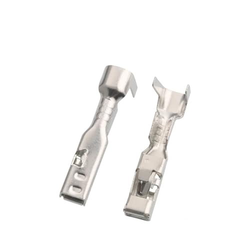 Cosses à sertir anneau 2.8 mm métalliques, 50 connecteurs électricité auto moto