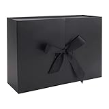 【Gefaltetes Design】Für eine bequeme Aufbewahrung durch die Kunden wird Ihnen eine große Geschenkbox in einer flachen Struktur geliefert. Bei Verwendung einer großen Geschenkbox benötigen Sie nur wenige einfache Faltschritte, um eine vollständige Geschenkbox für Geschenke zu erhalten müssen die Aufkleber an den vier Ecken abreißen.