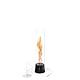 höfats Spin air 900 Schwarz – Tischfeuer für Indoor & Outdoor - moderner Bioethanol-Tischkamin mit Langer Brenndauer - Innovative Bio-Burner-Technologie, emaillierter Gussfuß, wärmender Kamin