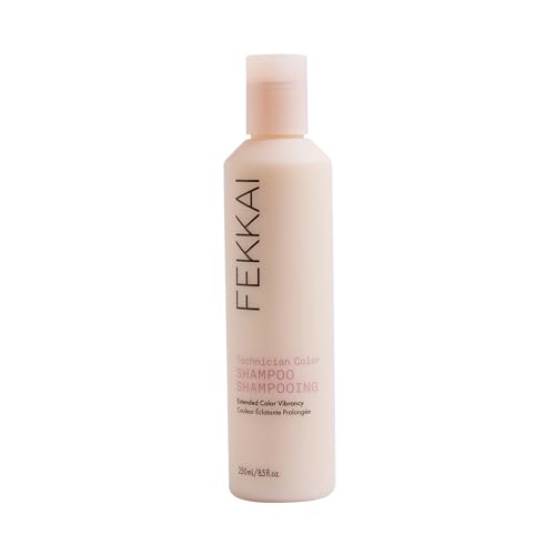 FEKKAI - Technician Color Shampoo - Pflegeshampoo für coloriertes Haar mit Arganöl, für langanhaltende Farbe und Glanz, ohne Sulfate, 250 ml