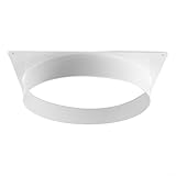 Lüftungsschlitz-Anschlussflansch, robuste Kunststoffkonstruktion für Zuhause und Büro, mühelose Installation (300 mm)