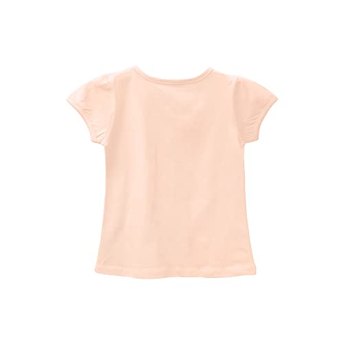 Image of Real Basics Cotton Regular Fit Half Sleeve Cotton T-Shirts for Girls - Round Neck Tops for Girl, Multicolor - Pack of 3
