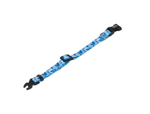 Nobby 80400- 32 Halsband Camouflage hellblau L: 13- 20 cm, B: 10 mm
