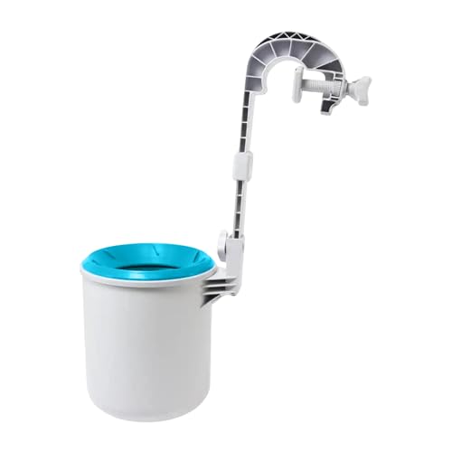 PW TOOLS Pulisce Lo Skimmer per Piscine Fuori Terra, Skimmer Automatico per Piscina a Parete, Skimmer Portatile per la Pulizia della Piscina per scremare la Foglia di detriti per la Manutenzione