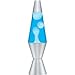 Home Classic Lava Lamp, Wax/Blue, Liquid/Silver Base, soft relaxing light, 14.5"