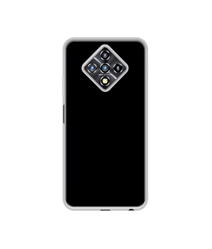 Image of COVERBLACK Soft Rubber Silicon Clear Back Cover Compatible Model for Infinix Zero 8 - Transparent