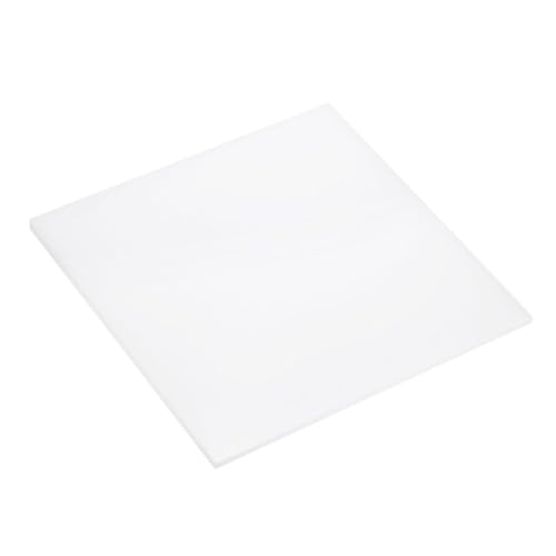 Placa cuadrada nylon PA66 blanco 200x250mm de alta densidad