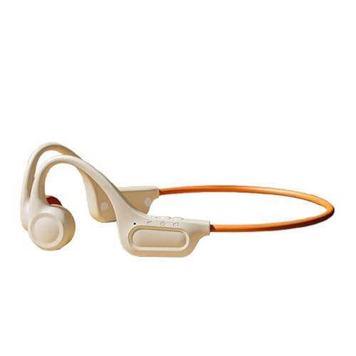 Auriculares de conducción ósea inalámbricos Bluetooth 5.3, 32 GB de almacenamiento MP3, impermeables, auriculares deportivos de oreja abierta para correr y hacer ejercicio