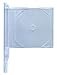 CheckOutStore Slim Import CD-5 Maxi Super Clear CD Jewel Cases J Card European 7.2mm (Pack of 50)
