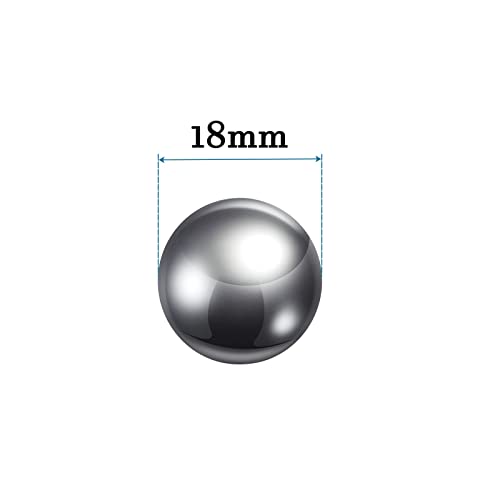 QUARKZMAN 10 Stück 18mm Lagerkugeln Chromstahl für Gleitschienen [G10 Präzision]
