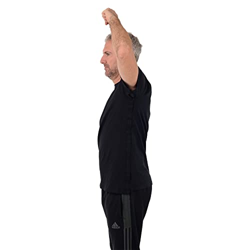 USBD Post Surgery Shoulder Recovery Shirt Tearaway Snap Open Design Tshirt for Easy Chemo Port Access Tee3