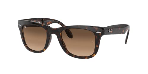 Ray-Ban Sunglasses Tortoise Frame, Light Brown Gradient Lenses, 54MM