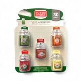 Yankee Candle Holiday Car Jar Ultimate Air Freshener 5 Pack, Assorted Scents- Limited Holiday Edition