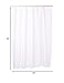iDesign Solid Polyester Shower Curtain - 12 Reinforced Buttonholes - 72