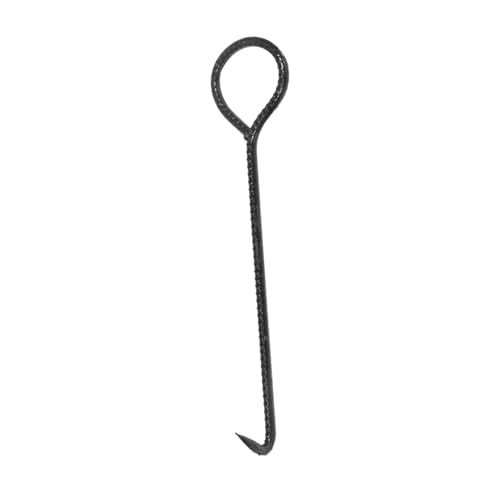 HEMOTON Manhole Cover Hook Tool Heavy Duty Lifter Utility Puller for Lifting Manhole Lids Cargo and Rebar Durable Firefighting Versatile Tool for Garden Warehouse