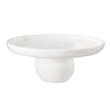 Santa Barbara Design Studio Cake or Cupcake Stand TableSugar Serving Tray Display Stand, 10' Diameter, White Marble