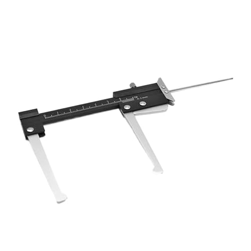 Calibrador digital para medir espesor de discos de freno, calibre vernier para profundidad de desgaste de llantas y placas, herramienta para medición de espesor de frenos miniatura 1