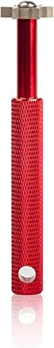 Rancross Men's 1 Beehive Filter 6 Heads-Golf Sharpener Re-Grooving Tool and Cleaner for All Irons Pitching Sand Lob Gap and Approach Wedges and Utility Clubs, Red, 1