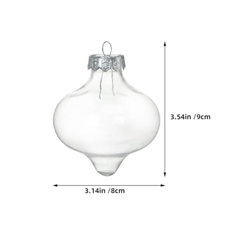Boules de Noël incassables transparentes pour éviter la casse