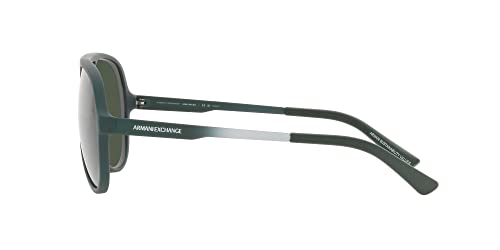 Image of Armani Exchange Man Sunglasses Matte Black Frame, Dark Grey Lenses, 60MM