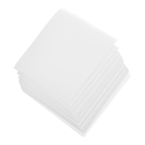 PRETYZOOM Industrial Cellulose Weighing Paper 500 Sheets Double-Sided Smooth Gloss Paper for Lab Use