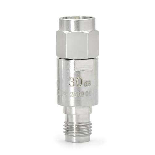 Atenuador coaxial fijo SMA macho a hembra TOJOIN 2W 12,4 GHz para líneas de transmisión