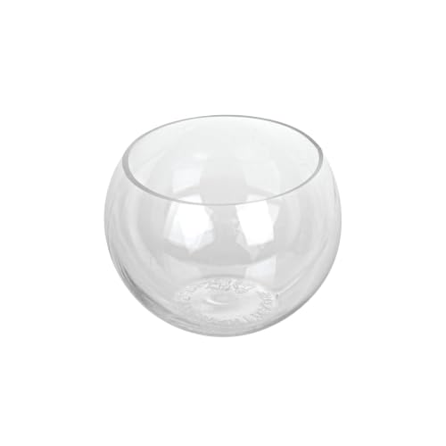 Restaurantware 4 Ounce Round Plastic Bowls 100 Disposable Sphere Cups - Premium Does Not Shatter Easily Clear Plastic Appetizer Bowls Versatile For Weddings Parties Or Birthdays