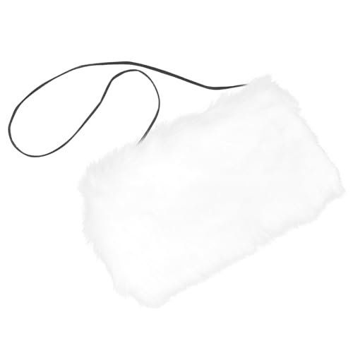 Calentador y almohada de pelo sintético blanco el obsequio de mujer perfecto