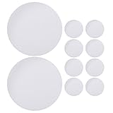 FRCOLOR 遮光シート LED 減光シール ランプシェード 光拡散シート ランプシェード スポットライト/ダウンライト/天井ランプ 眩しくない 遮光 テープ フィルター 拡散カバー 照明アクセサリー（10個入・直径69MM）