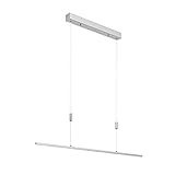 Lucande LED Pendelleuchte höhenverstellbar, dimmbar per Wandschalter, Esstisch Hängelampe 120 cm, 6x 5W LED (fest verbaut), Esstischlampe, Wohnzimmerlampe