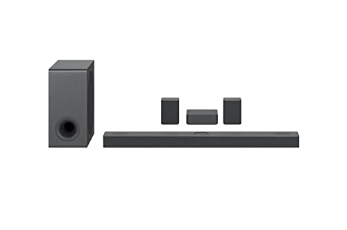 LG Electronics S80QR - Barra de sonido de 5.1.3 canales con subwoofer inalámbrico y altavoz trasero