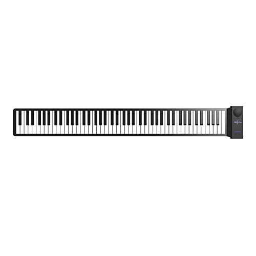 Ziurmut Clavier de Piano Pliable – Piano électronique Pliable 88 Touches | Clavier Pliable de Piano numérique de qualité sonore Unique avec pédale de Sustain, câble USB - Les Beatles, Paul McCartney, John Lennon, RIngo Starr, George Harrison Ziurmut Clavier de Piano Pliable - Piano électronique Pliable 88 Touches | Clavier Pliable de Piano numérique de qualité sonore Unique avec pédale de Sustain, câble USB