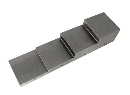 Bloque de calibración 4 pasos acero 1018 3-15 mm miniatura 5