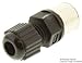 Sensor Connector, M12, Receptacle, 8 Contacts, Solder Socket, Straight Cable Mount