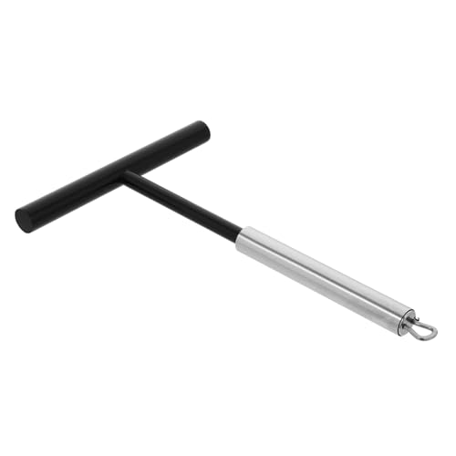 LIGIGWASH Spatola T per Crepes in Acciaio e Nylon Utensile Ergonomico per Distribuire Pancake e Crêpes Leggera e Durevole per Appenderla Adatta Uso Professionale e Casalingo