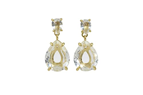 Cadeaux d'anniversaire : boucles d'oreilles de mode en quartz précieux