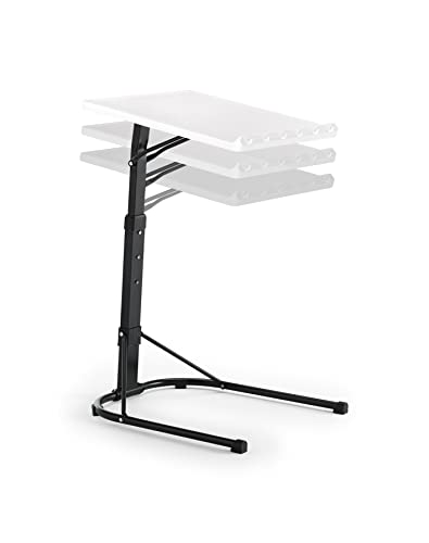 Miniatura 4 de Kithome - Mesa Plegable Auxiliar Con Altura Ajustable, 43x43x63 68 73cm, Blanco