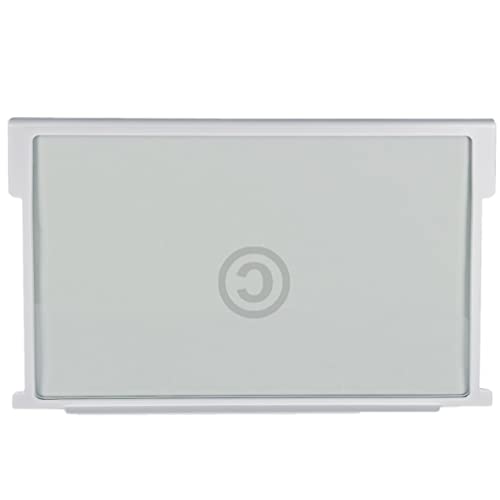 ensipart Glas-Einlegeboden für Kühlschrank und Kühlgefrierkombination kompatibel mit gorenje 163336 Glasplatte für Lebensmittelfach 465x300 mm kompatibel mit Küppersbusch 432159