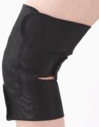 81005 Infrared Self Heat Tourmaline Knee Braces/Bands (Black) in Pair