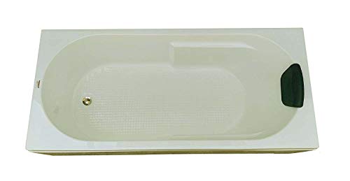 Image of MADONNA Divine Acrylic 5.5 feet Rectangular Bathtub (with Headrest) (Ivory)