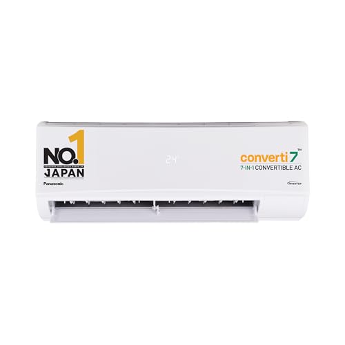 Image of Panasonic 0.9 Ton 3 Star Inverter Split AC (Powerful Mode, Copper Condenser, 7in1 Convertible, 2-Way, PM 0.1 Filter, CS /CU-SU11AKY3T, White)