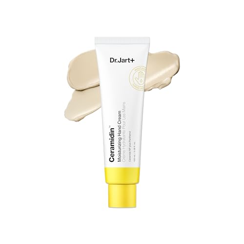 Dr.Jart+ Ceramidin Moisturizing Korean Hand Cream For Dry Hands with Ceramides and Panthenol | Korean Skin Care, 3.38 Fl Oz