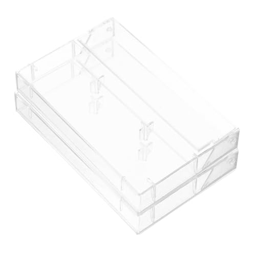 IWOWHERO Elegant Cassette Tape Display Box Plastic Moisture-Resistant Cassette Tapes Safely