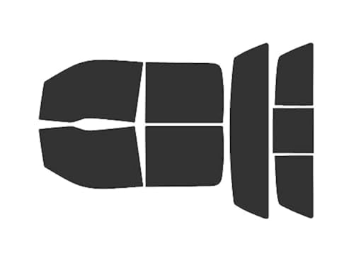 Rvinyl Window Tint Kit Compatible with Ford F-150 2009-2014 4 Door - Black 20% - Single Ply No Bubble Film - Do it Yourself Vehicle Complete Precut Kit