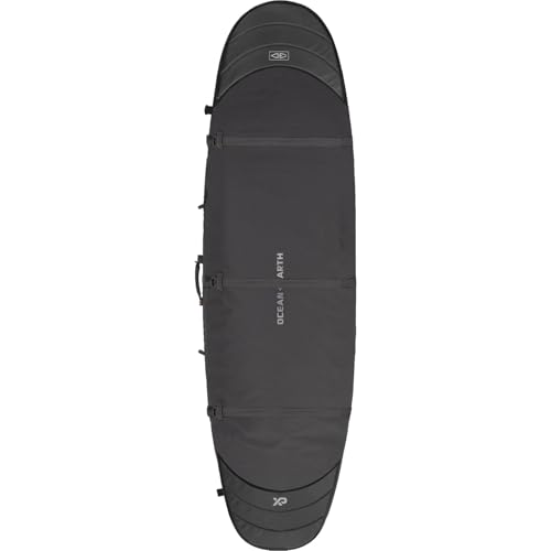 Ocean & Earth Hypa Longboard Black Travel Board Bag - Fits 2 Boards - 8'6