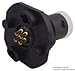 Circular Connector, Trim Trio UTS Series, Jam Nut Receptacle, 4 Contacts, Thermoplastic Body