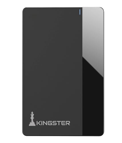 KINGSTER 1TB External Hard Drive – USB 3.0 Portable HDD | Ultra Slim, Plug & Play | Fast Data Transfer | Backup Storage for Laptop, PC, Mac (Black) view 1