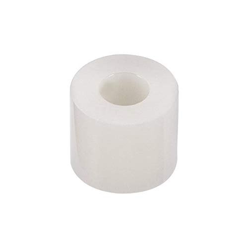 MHUI Espaciador ABS Nylon Espaciador No Roscado M5 Separador Hueco Redondo para Conexión Roscada/Tipo Perno 20 Piezas,5 * 9 * 9(20pcs) Cover